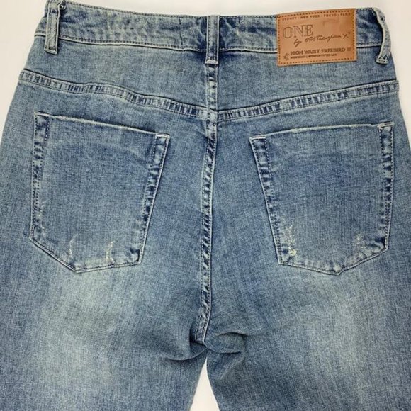 One Teaspoon Distressed Freebird II Skinny Jeans 25 - Picture 6 of 11